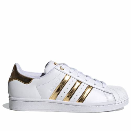 アディダス レディース スター 金鉄 ゴールド 白色 白人種 White Metallic スニーカー Superstar Adidas Womens Wmns Metal Toe Gold Sneakers Shoes Cloud White Metallic Simplylettering Co Uk