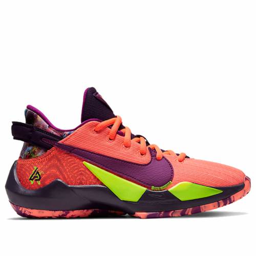 ナイキ ズーム バスケットボール ズームフリーク Bright Mango ジュニア キッズ Nike 2 Gs Basketball Shoes Sneakers Cz Salon Raquet De