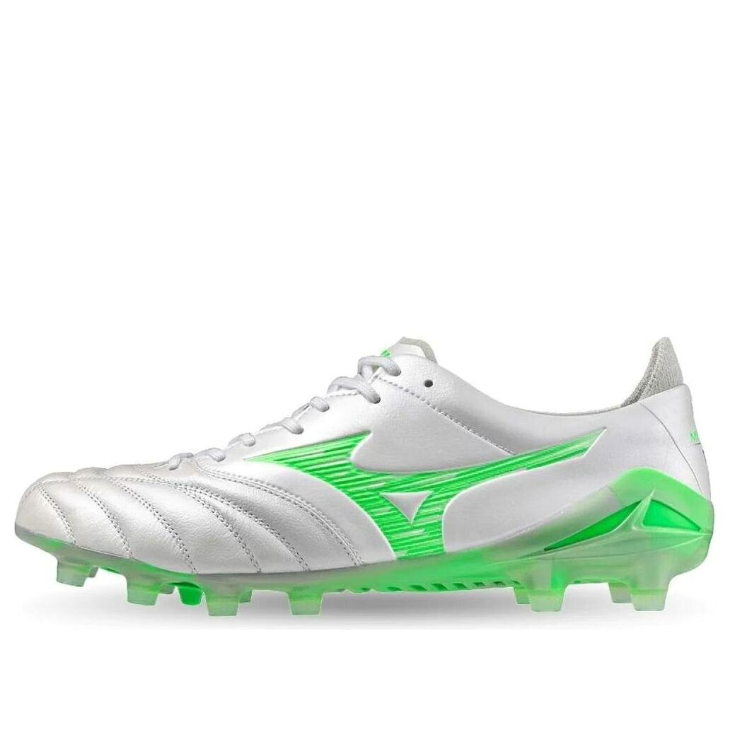 ミズノ ネオ エリート 白いこと 白いこと 緑 緑であること \u0027FRONTIER GECKO\u0027 スニーカー メンズ MIZUNO MORELIA NEO IV ELITE FG PACK WHITE GREEN P1GA253237 / WHITE GREEN GECKO