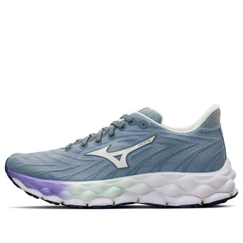 ミズノ 縮くれる ウェイブ 天の原 青碧 青碧 紫 パープル \u0027MISTY PURPLE\u0027 スニーカー レディース MIZUNO (WMNS) WAVE SKY 8 BLUE J1GD240271 / MISTY BLUE PURPLE