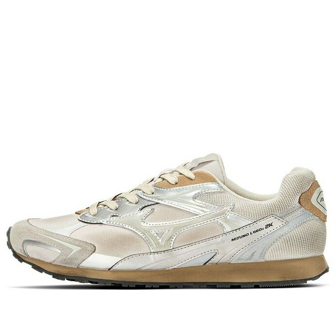 ミズノ ベージュ 銀色 シルバー 茶色 ブラウン BEIGE SILVER スニーカー メンズ MIZUNO LG 60S 2K D1GH242101 / BEIGE SILVER BROWN