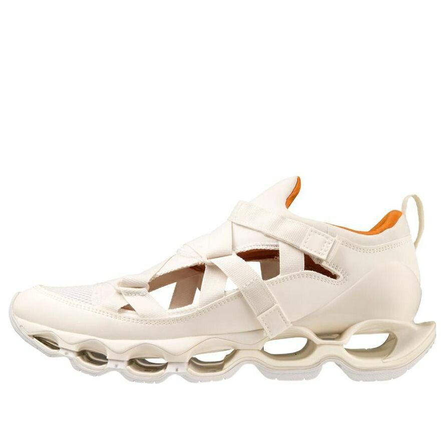 ミズノ ウェーブ ウェイブ プロフェシー ストラップ 白色 ホワイト ベージュ 'BEIGE' スニーカー メンズ MIZUNO WAVE PROPHECY STRAP D1GA225102 / WHITE BEIGE