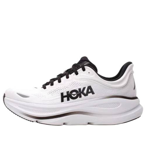 ホカオネオネ 白いこと 白いこと 黒いこと 黒いこと \u0027WHITE BLACK\u0027 スニーカー メンズ HOKA ONE ONE HOKA ONE BONDI 9 1162011-WBLC / WHITE BLACK