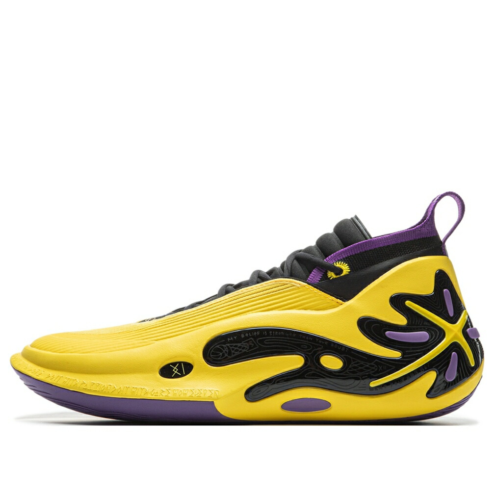 リーニン ウェイド 黄味がかった 黄色 紫 パープル \u0027PURPLE GOLD\u0027 スニーカー メンズ LI-NING WAY OF WADE 11 ABAU049-7 / YELLOW PURPLE