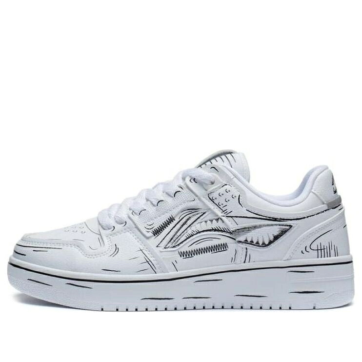 リーニン 白いこと 白いこと 黒いこと 黒いこと \u0027WHITE BLACK\u0027 スニーカー レディース LI-NING (WMNS) TIANJI AGCT376-2 / WHITE BLACK