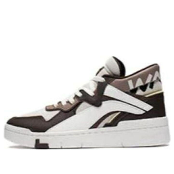 リーニン ミッド 赤銅色 赤銅色 白いこと 白いこと \u0027BROWN WHITE\u0027 スニーカー メンズ LI-NING SUPERWAVE MID PRM AGCS151-3 / BROWN WHITE