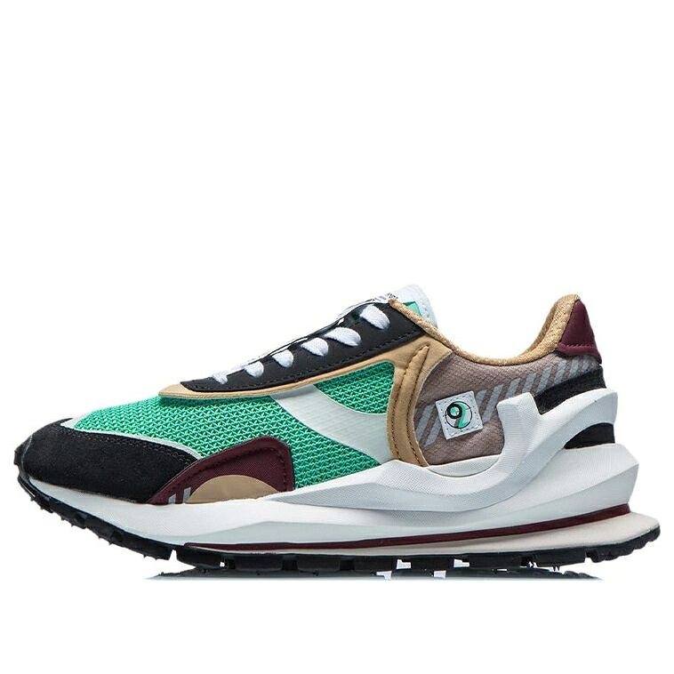リーニン 緑 緑であること 赤銅色 赤銅色 白いこと 白いこと \u0027GREEN BROWN\u0027 スニーカー レディース LI-NING (WMNS) ETERNAL 92 LOW PARIS FASHION WEEK 2021 AGCR058-2 / GREEN BROWN WHITE