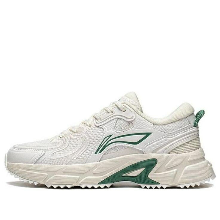 リーニン 白いこと 白いこと 緑 緑であること \u0027CREAMY GREEN\u0027 スニーカー レディース LI-NING (WMNS) SHIGUANG WHITE ARXT008-4 / CREAMY WHITE GREEN