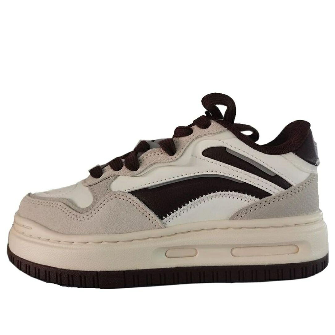 リーニン 滑る スニーカー 運動すること靴 ベージュ 白いこと 白いこと 黒いこと 黒いこと \u0027BEIGE BLACK\u0027 スニーカー レディース LI-NING (WMNS) FUTURE C1 SKATE SHOES AGCT244-1 / BEIGE WHITE BLACK