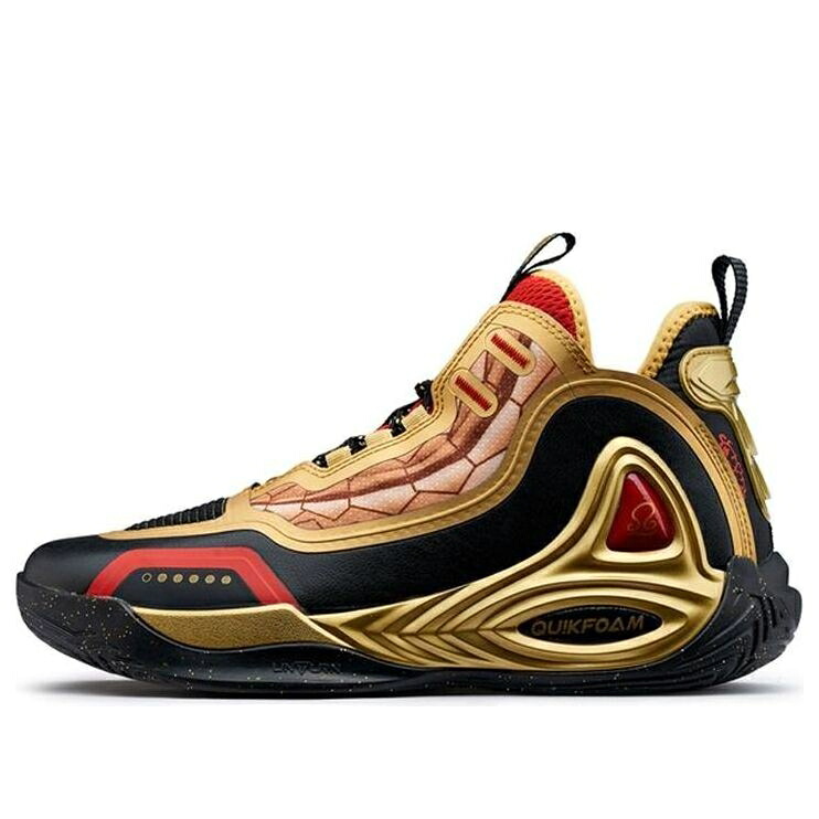 ゴールド 黒いこと 黒いこと 赤 赤いこと \u0027DRAGON SHIRYU\u0027 スニーカー メンズ 361 DEGREES 361 DEGREES ZEN 00 X GOLD SAINT 672031106F-1 / GOLD BLACK RED