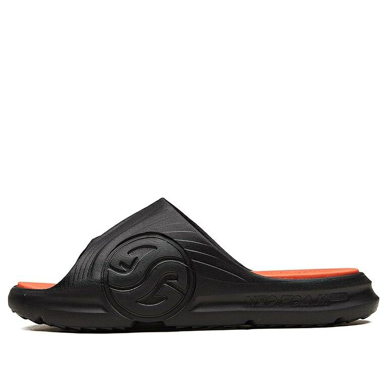 スリッパ 黒色 ブラック 橙 オレンジ 'BLACK ORANGE' スニーカー メンズ 361 DEGREES 361 DEGREES X AARON GORDON SLIPPERS 572126737-3 / BLACK ORANGE|スニケス