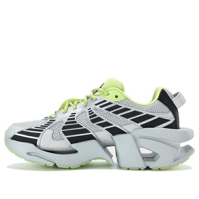 フィラ 黒色 ブラック 灰色 グレー 白色 ホワイト 緑 グリーン 'GREY GREEN' スニーカー メンズ FILA SPACE LOW SNEAKERS BLACK F12M314103FVA / GREY BLACK WHITE GREEN|スニケス