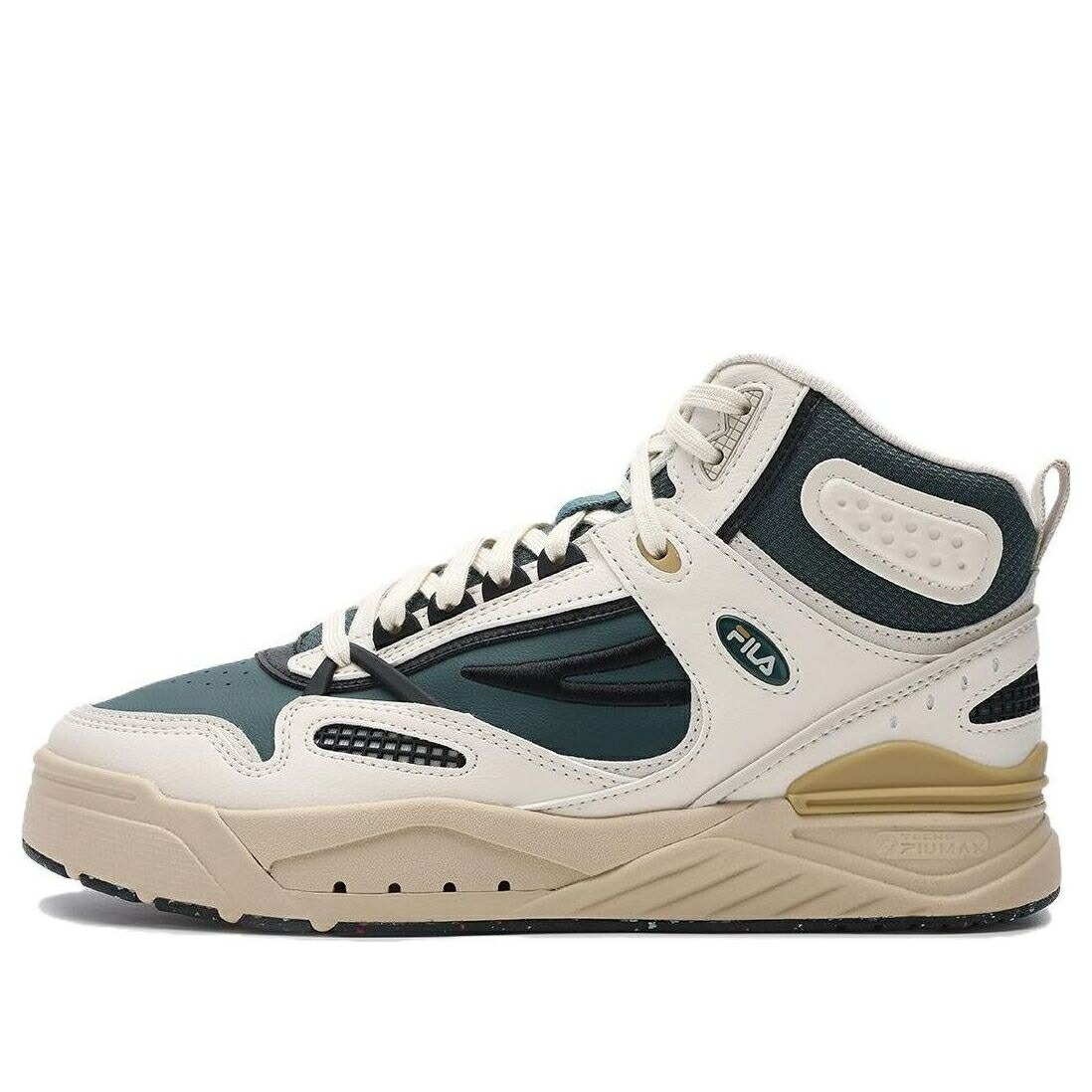 フィラ 白色 ホワイト 緑 グリーン 'WHITE GREEN' スニーカー レディース FILA (WMNS) HIGH-TOP SNEAKERS F12W341212FBP / WHITE GREEN