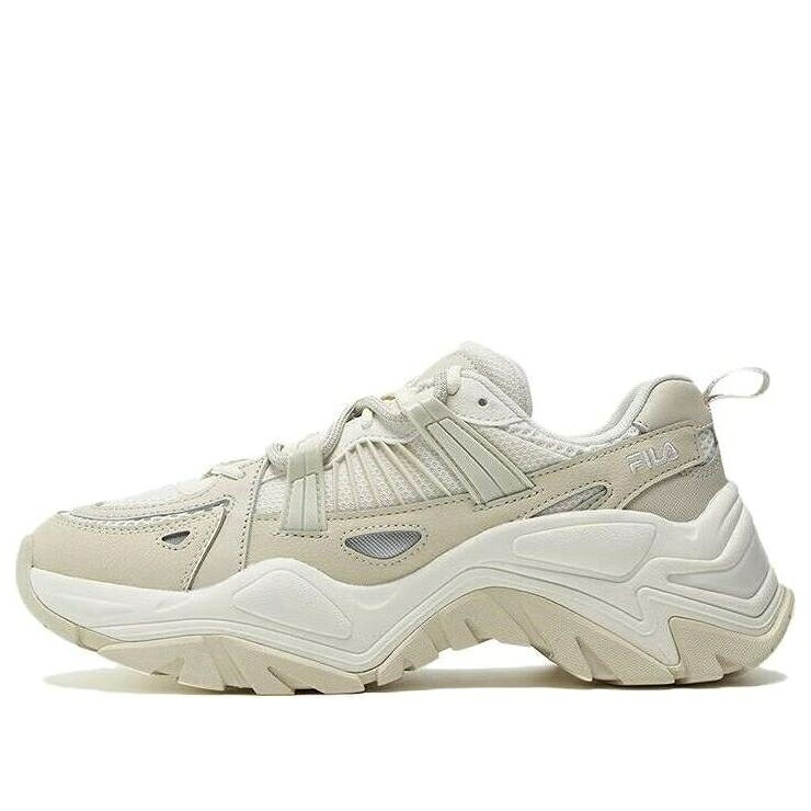 フィラ スニーカー 運動すること靴 白いこと 白いこと ベージュ 1S+ \u0027MILK WHITE\u0027 スニーカー レディース FILA (WMNS) DISRUPTOR SHOES F12W331111FGB / WHITE BEIGE