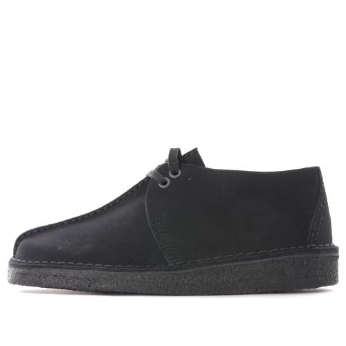 クラークス スエード スウェード 黒色 ブラック 'BLACK' スニーカー メンズ CLARKS DESERT TREK SUEDE 26155486 / BLACK