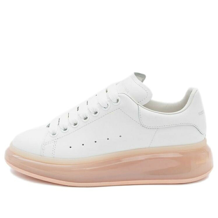 アレキサンダーマックイーン 靴 スニーカー ローズ 白色 ホワイト ゴールド 'WHITE GOLD' レディース ALEXANDER MCQUEEN (WMNS) ALEXANDER MCQUEEN OVERSIZED SNEAKER ROSE 611698WHYBY9053 / WHITE ROSE GOLD