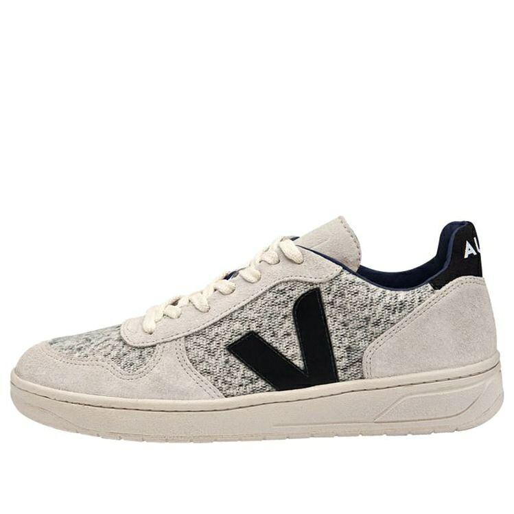 ヴェジャ 黒色 ブラック 'FLANNEL BLACK' スニーカー メンズ VEJA V-10 SNOW VX041439 / FLANNEL SNOW BLACK