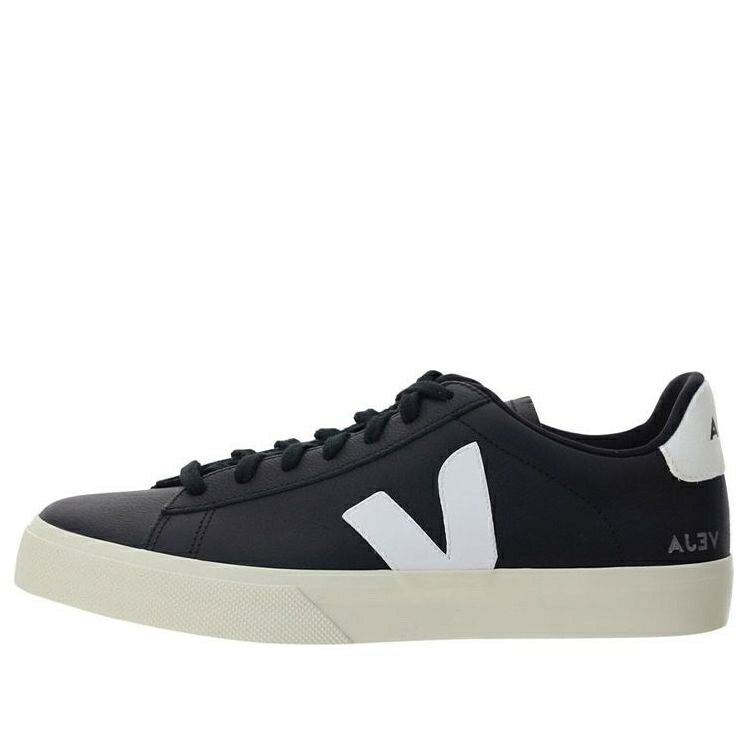 ヴェジャ レザー 黒色 ブラック 白色 ホワイト 'BLACK WHITE' スニーカー メンズ VEJA CAMPO LEATHER LACE-UP CP0501215 / BLACK WHITE