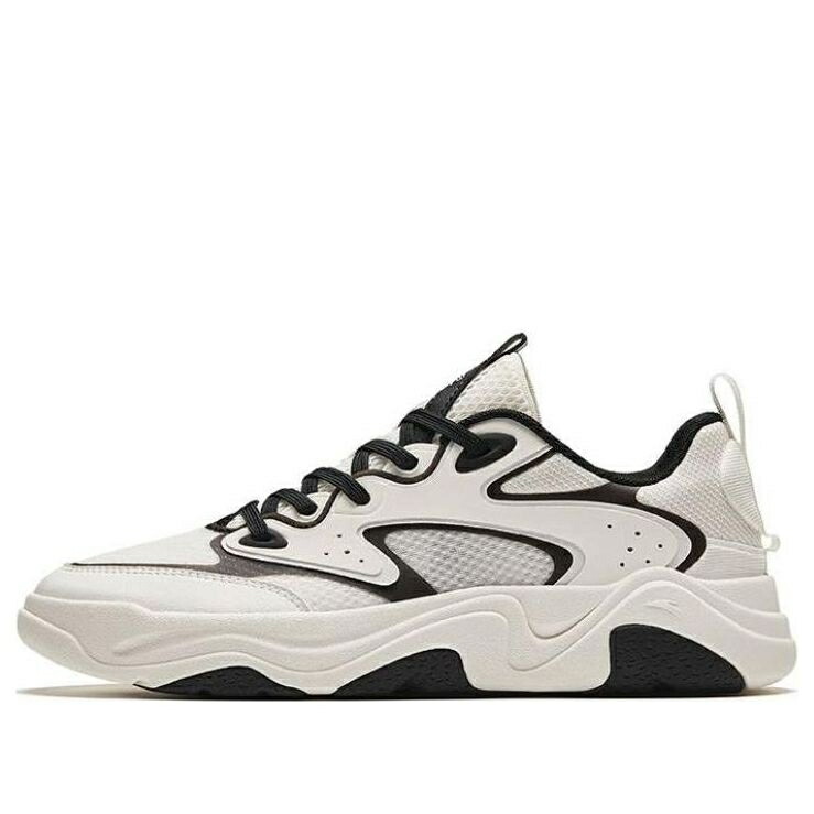 白色 ホワイト 黒色 ブラック 'WHITE BLACK' スニーカー メンズ ANTA RISING WAVES 112428854-1 / WHITE BLACK|スニケス