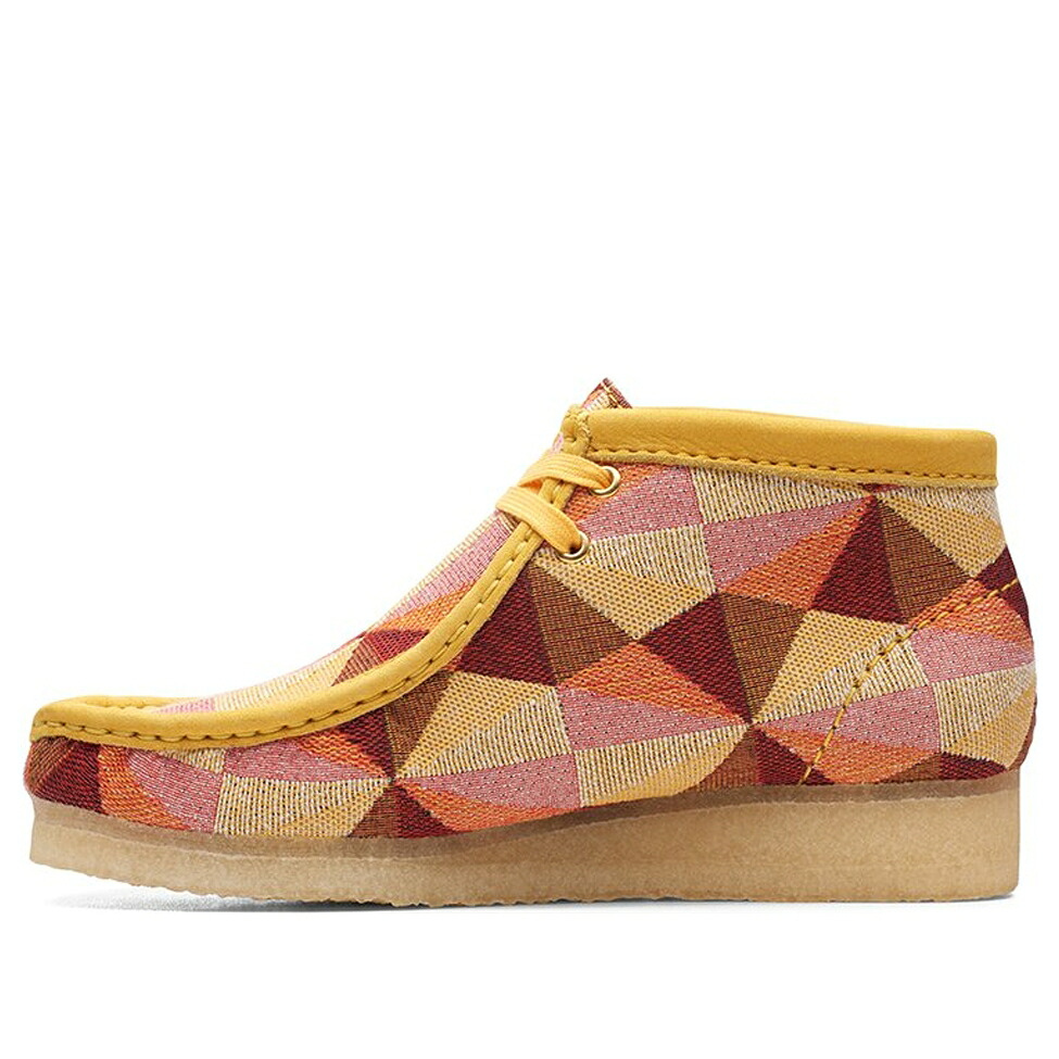 クラークス ブーツ 黄色 イエロー 'YELLOW COMBINATION' スニーカー レディース CLARKS (WMNS) WALLABEE BOOTS 26166092 / YELLOW