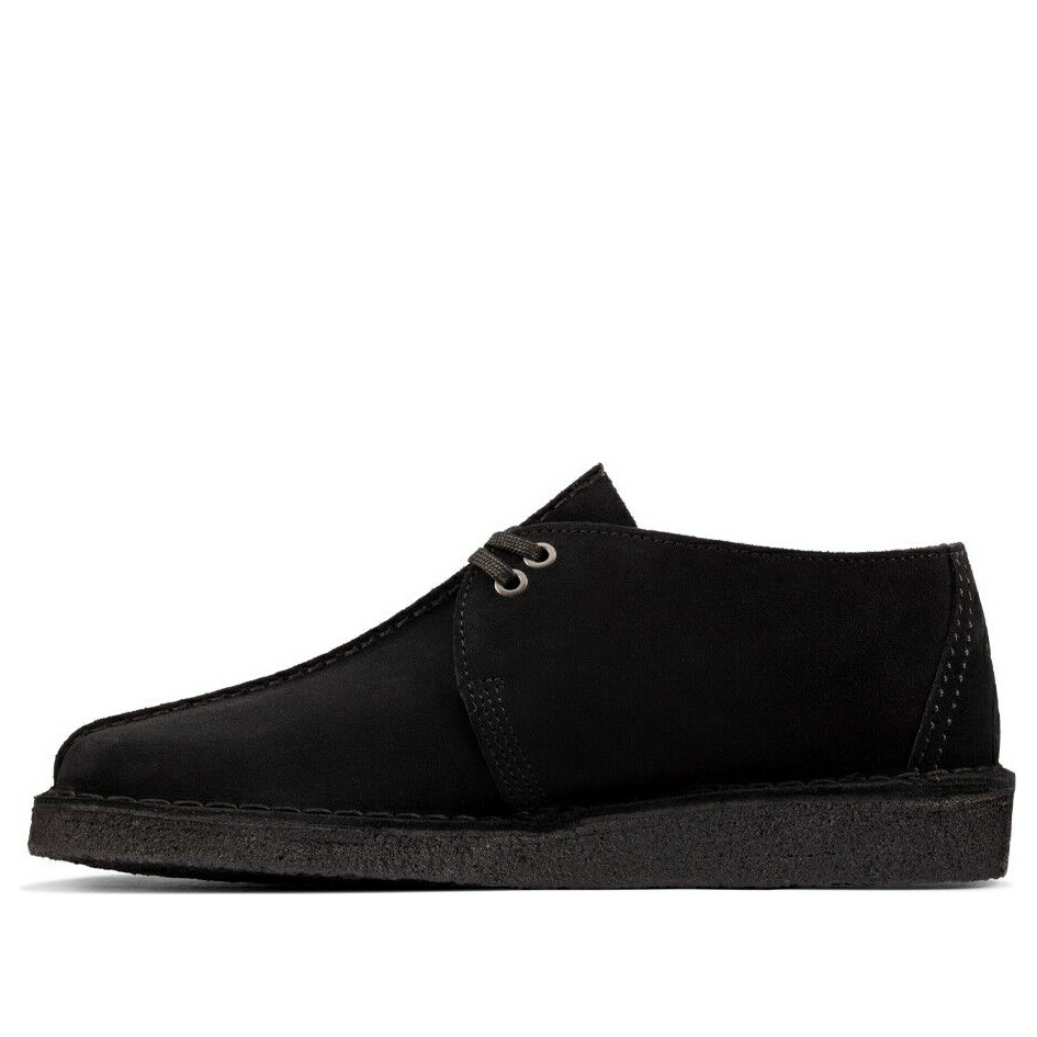 クラークス 黒色 ブラック 'BLACK SUEDE' スニーカー レディース CLARKS (WMNS) DESERT TREK 26165566 / BLACK