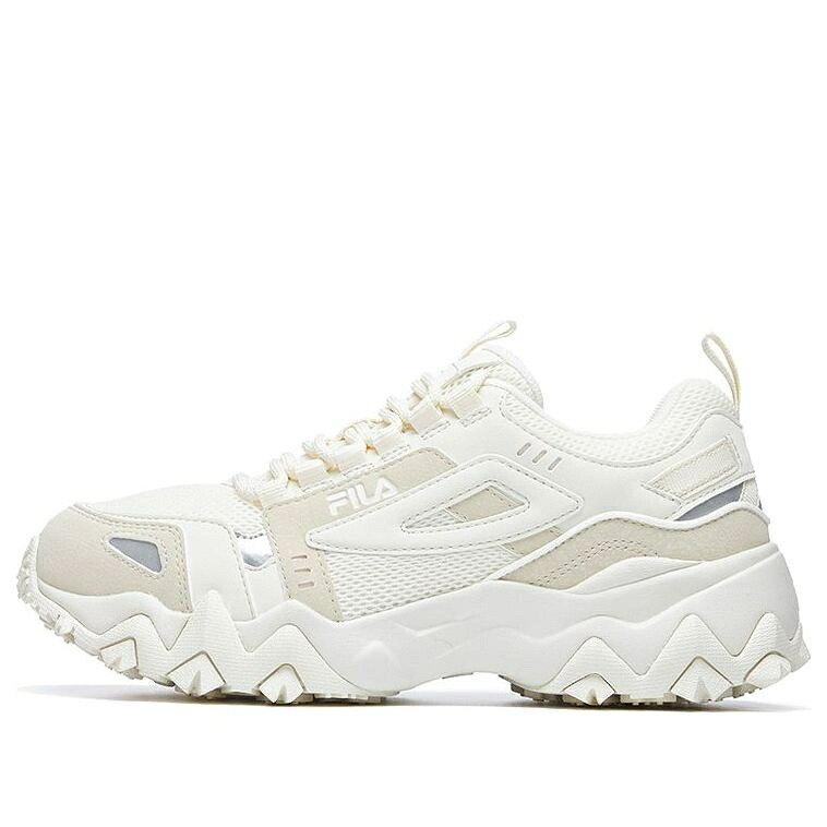フィラ スニーカー 運動すること靴 ベージュ スニーカー レディース FILA (WMNS) OAKMONT LOW-TOP RUNNING SHOES BEIGE F12W031111FSA / CREAMY