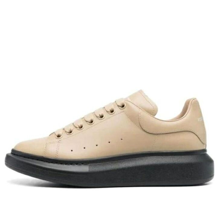アレキサンダーマックイーン ベージュ 黒いこと 黒いこと \u0027BEIGE BLACK\u0027 スニーカー メンズ ALEXANDER MCQUEEN ALEXANDER MCQUEEN LARRY SNEAKERS 727388WHTQ49787 / BEIGE BLACK