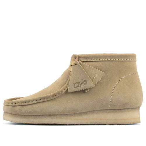 クラークス ブーツ ベージュ \u0027BEIGE SUEDE\u0027 スニーカー メンズ CLARKS WALLABEE BOOTS 261555167 / BEIGE