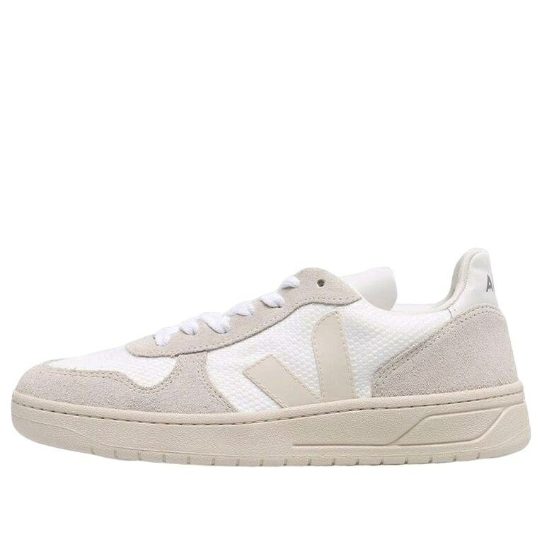 ヴェジャ 白いこと 白いこと ベージュ \u0027WHITE NATURAL\u0027 スニーカー メンズ VEJA V-10 LOW-TOP MESH SNEAKERS VX0102499 / WHITE BEIGE 靴-メンズ靴-スニーカー