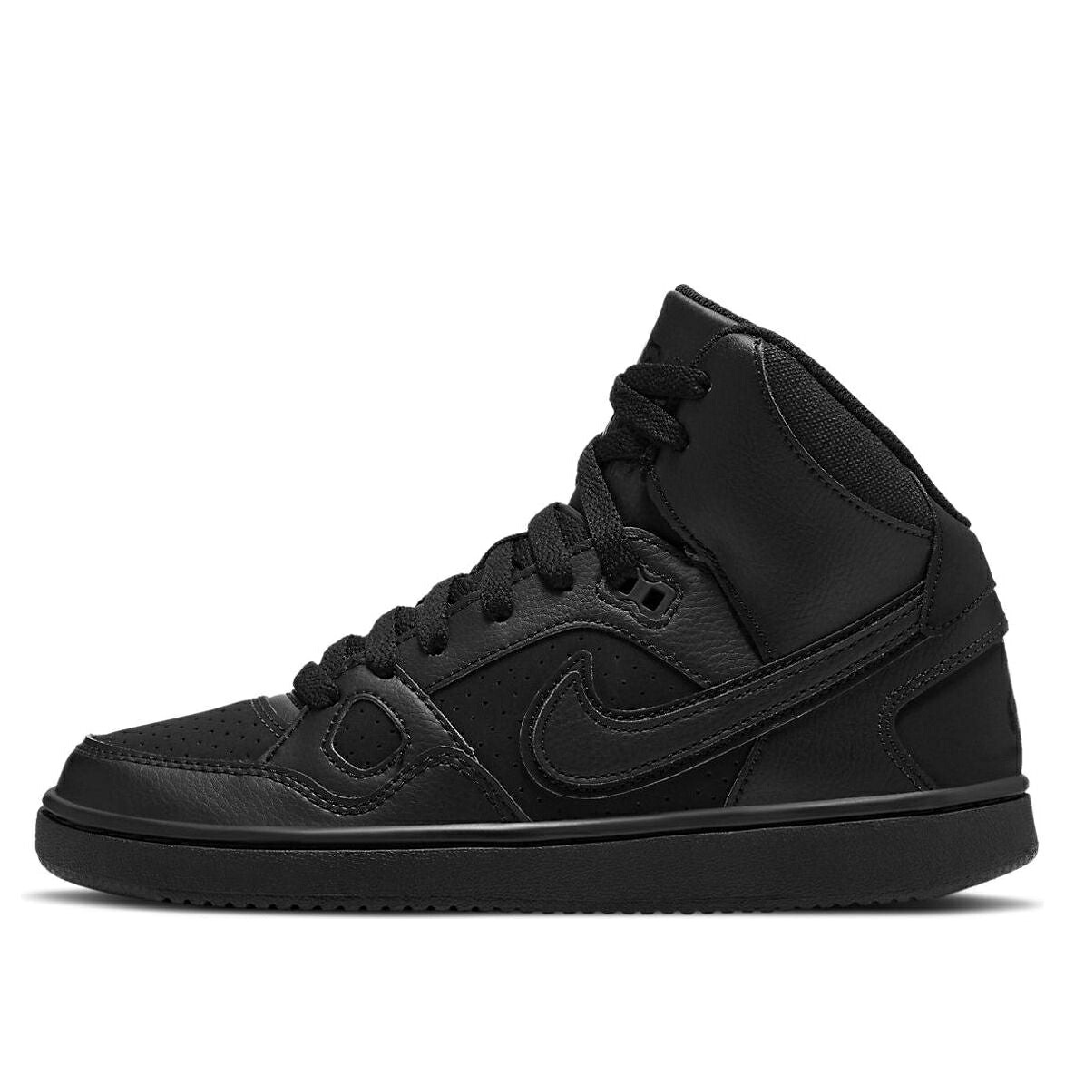 ナイキ ミッド 黒色 ブラック ジュニア キッズ NIKE (GS) SON OF FORCE MID 615158-021 / BLACK ベビー マタニティ スニーカー|スニケス