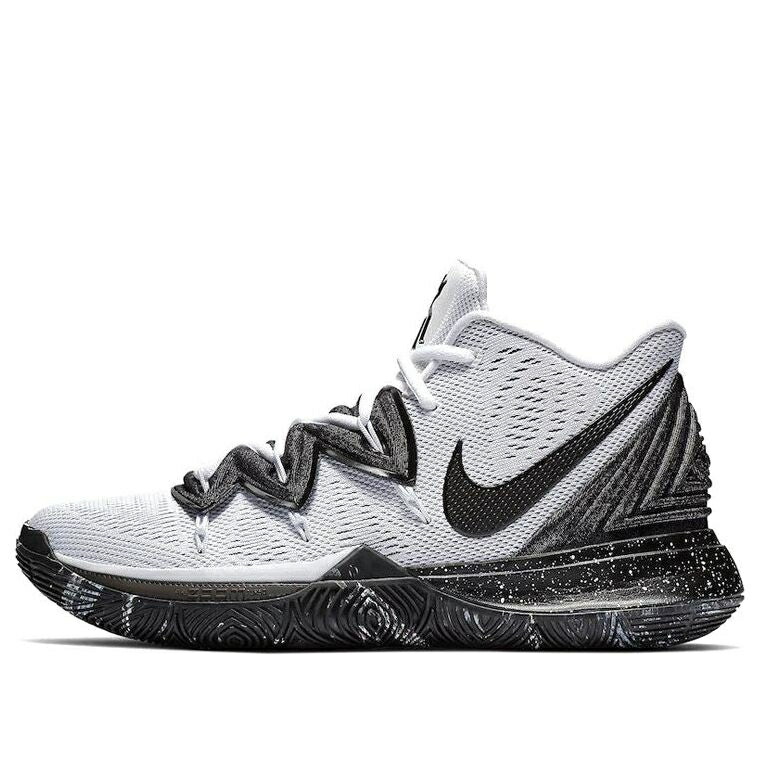 ナイキ カイリー 白色 ホワイト 黒色 ブラック COOKIES CREAM スニーカー メンズ NIKE KYRIE 5 EP AND AO2919-100 / WHITE BLACK