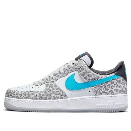 ナイキ プレミアム 白色 ホワイト 灰色 グレー 青色 ブルー エアフォース 'SNOW LEOPARD' スニーカー メンズ NIKE AIR FORCE 1 LOW PREMIUM DJ6192-001 / WHITE GREY BLUE