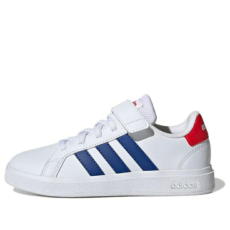 アディダス グランド コート 白色 ホワイト 青色 ブルー 赤 レッド 2.0 'CLOUD RED' ジュニア キッズ ADIDAS (PS) GRAND COURT WHITE ROYAL BLUE VIVID GW6514 / CLOUD WHITE ROYAL BLUE VIVID RED ベビー マタニティ ス