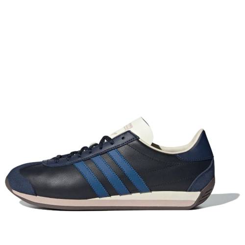 アディダス オリジナルス カントリー 黒色 ブラック コア 青色 ブルー 白色 ホワイト CORE BLUE スニーカー メンズ ADIDAS ORIGINALS COUNTRY OG BLACK DARK ID2962 / CORE BLACK DARK BLUE WHITE