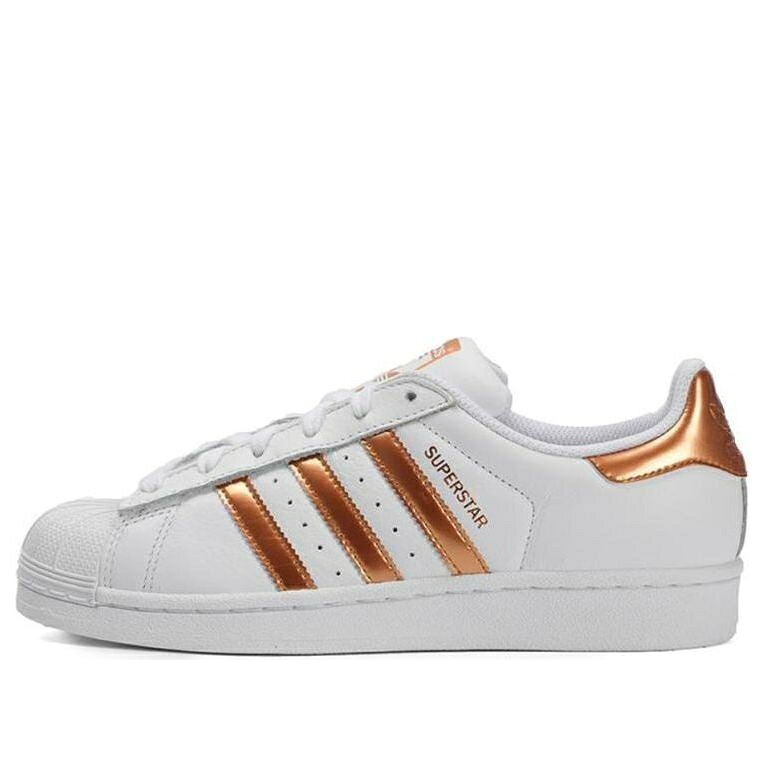 アディダス オリジナルス スーパースター スニーカー 運動靴 白色 ホワイト ゴールド スニーカー レディース ADIDAS (WMNS) ORIGINALS SUPERSTAR SHOES GOLDEN/WHITE EF1326 / WHITE GOLD｜スニケス