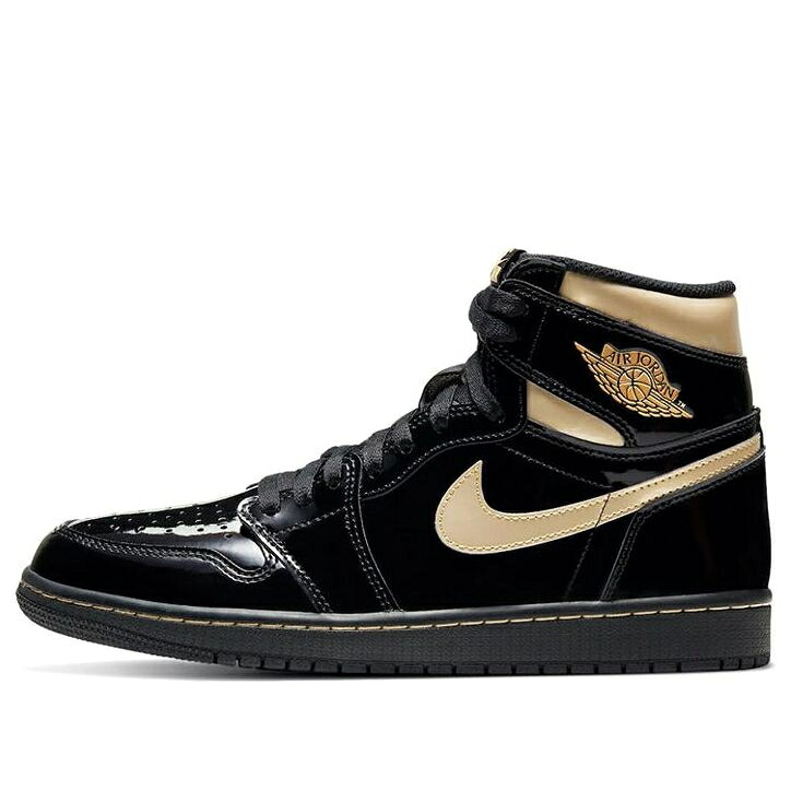 ナイキ ジョーダン ご機嫌 黒いこと 黒いこと ゴールド \u0027BLACK GOLD\u0027 スニーカー メンズ JORDAN AIR 1 RETRO HIGH OG METALLIC 555088-032 / BLACK METALLIC GOLD