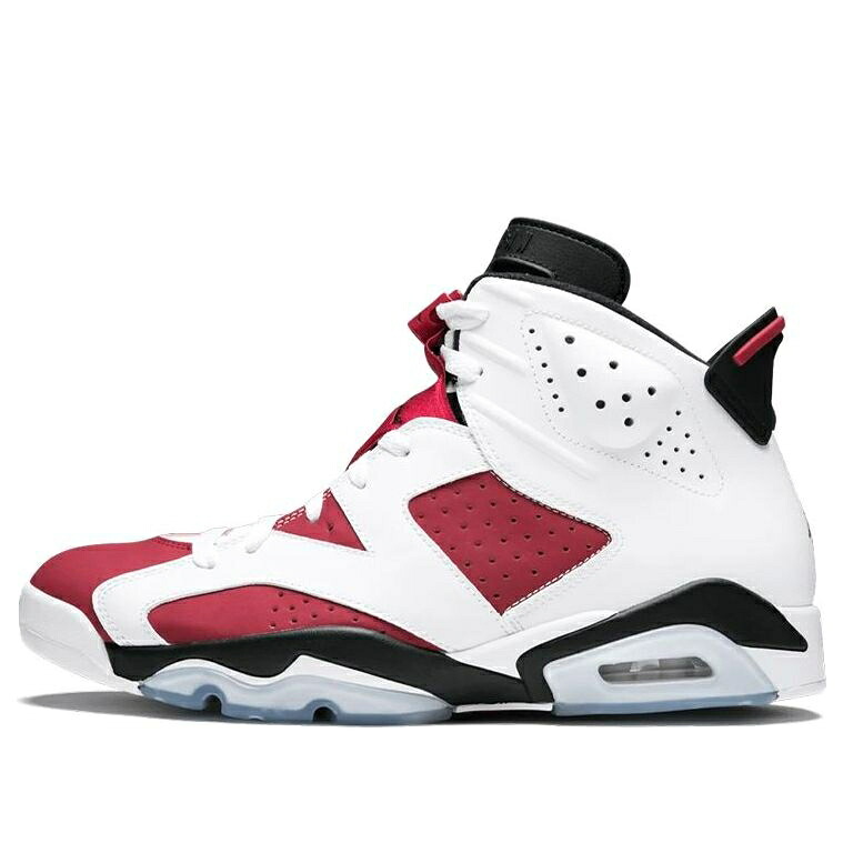ナイキ ジョーダン 白いこと 白いこと 黒いこと 黒いこと \u0027CARMINE\u0027 スニーカー メンズ JORDAN AIR 6 RETRO 2014 384664-160 / WHITE CARMINE BLACK