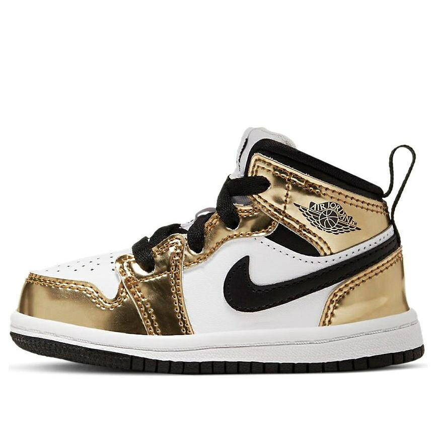 ナイキ ジョーダン ミッド ゴールド \u0027METALLIC GOLD\u0027 もの言う花 JORDAN (TD) AIR 1 MID SE DC1424-700 / GOLD
