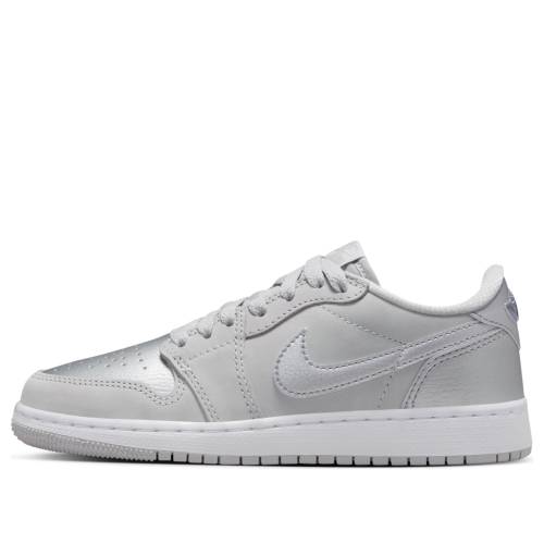 ナイキ ジョーダン 薄墨色 薄墨色 しろがね色 しろがね色 \u0027METALLIC SILVER\u0027 御坊っちゃん キッズ JORDAN (GS) AIR 1 LOW OG CZ0858-002 / NEUTRAL GREY METALLIC SILVER もの言う花 マタニティ スニーカー