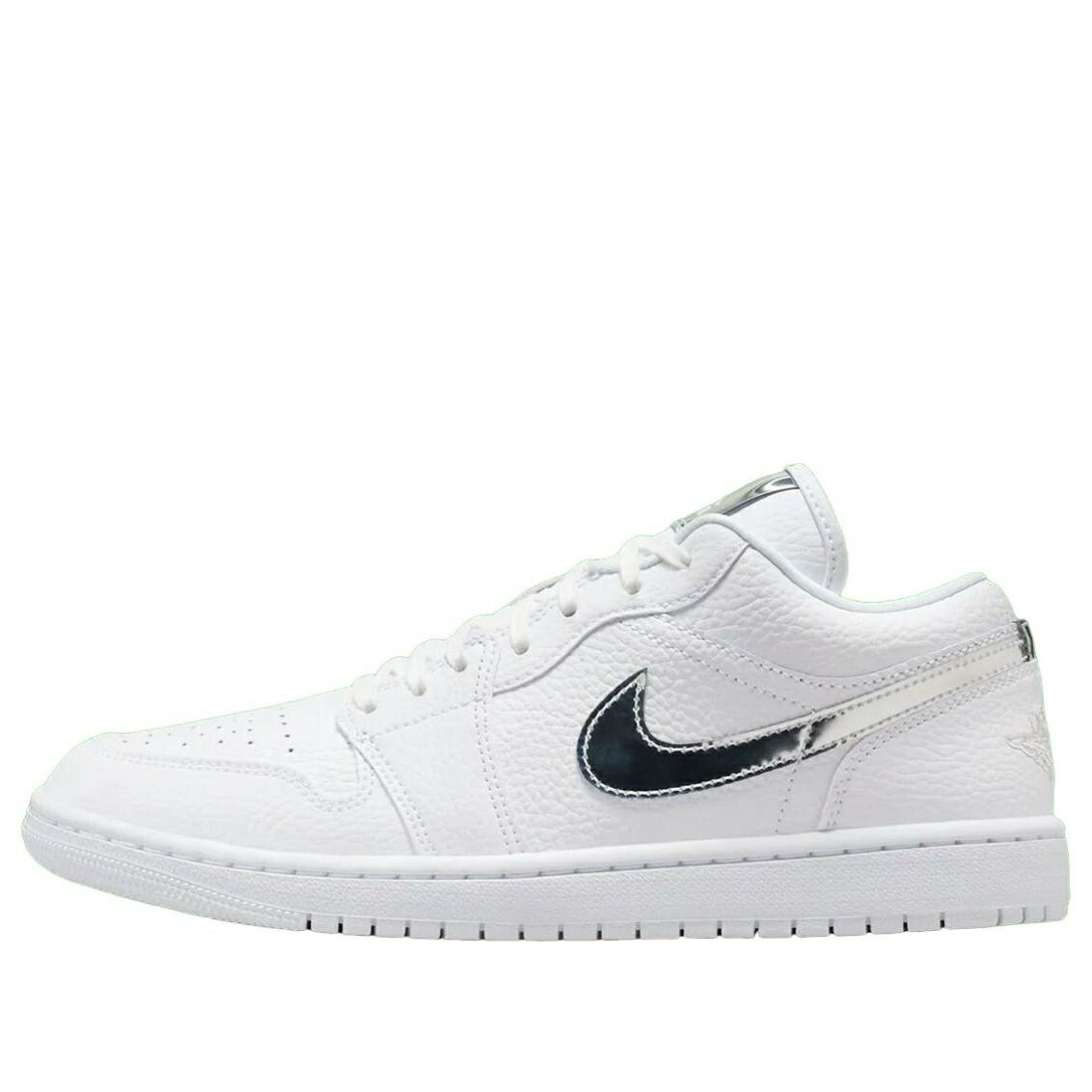 ナイキ ジョーダン 白いこと 白いこと しろがね色 しろがね色 \u0027WHITE SILVER\u0027 スニーカー レディース JORDAN (WMNS) AIR 1 LOW SE METALLIC IQ9381-100 / WHITE METALLIC SILVER CHROME
