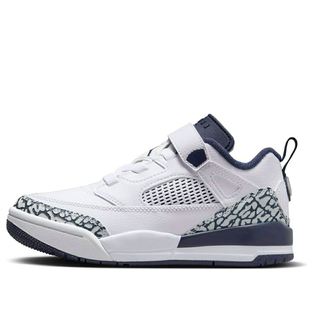 ナイキ ジョーダン 白色 ホワイト ピュア プラチナム 'OBSIDIAN' ジュニア キッズ JORDAN (PS) AIR SPIZIKE LOW FQ3951-104 / WHITE OBSIDIAN PURE PLATINUM ベビー マタニティ スニーカー｜スニケス