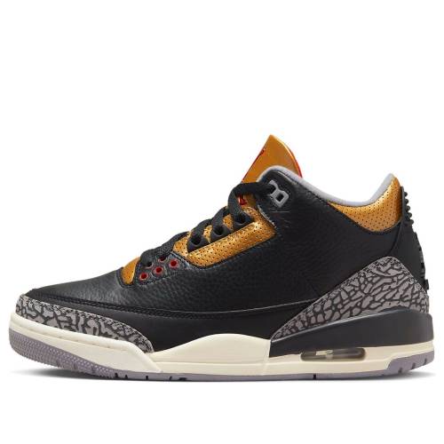 ナイキ ジョーダン 黒いこと 黒いこと ゴールド \u0027BLACK GOLD\u0027 スニーカー レディース JORDAN (WMNS) AIR 3 RETRO CK9246-067 / BLACK GOLD