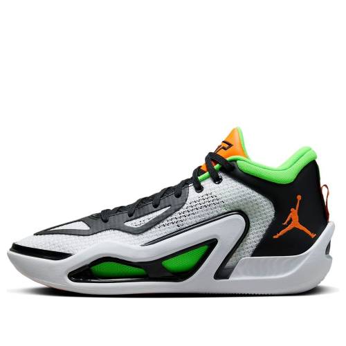 ナイキ ジョーダン 白色 ホワイト 橙 オレンジ 黒色 ブラック 緑 グリーン 'HOME TEAM' スニーカー メンズ JORDAN AIR TATUM 1 DZ3324-108 / WHITE TOTAL ORANGE BLACK GREEN