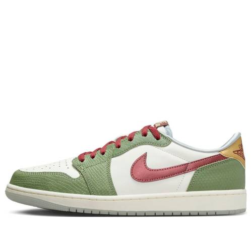 ナイキ ジョーダン 緑 グリーン CHINESE DRAGON スニーカー メンズ JORDAN AIR 1 LOW OG NEW YEAR-YEAR OF THE FN3727-100 / SAIL CEDAR OIL GREEN LIGHT