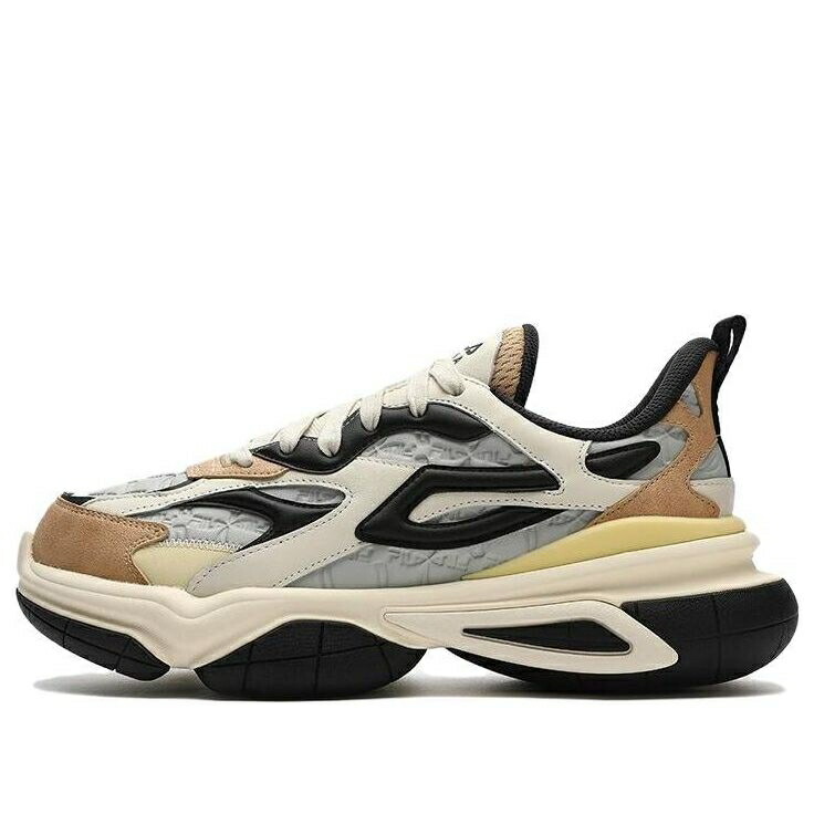 フィラ 灰色 グレー 白色 ホワイト 黒色 ブラック 茶色 ブラウン 'WHITE BROWN' スニーカー メンズ FILA NUCLEO ICONA CHUNKY SNEAKERS GREY F12M343103FNL / WHITE BLACK GREY BROWN