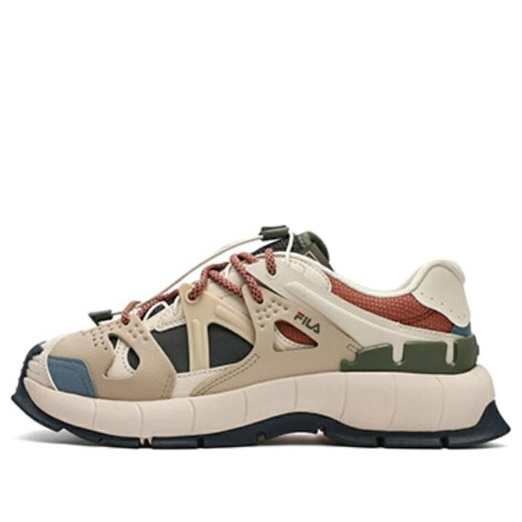 フィラ スニーカー 運動すること靴 ベージュ 白いこと 白いこと 赤 赤いこと 青味 青み \u0027BEIGE WHITE\u0027 スニーカー レディース FILA (WMNS) INSETTO ATHLETIC SHOES F12W341106FVD / BEIGE WHITE RED BLUE