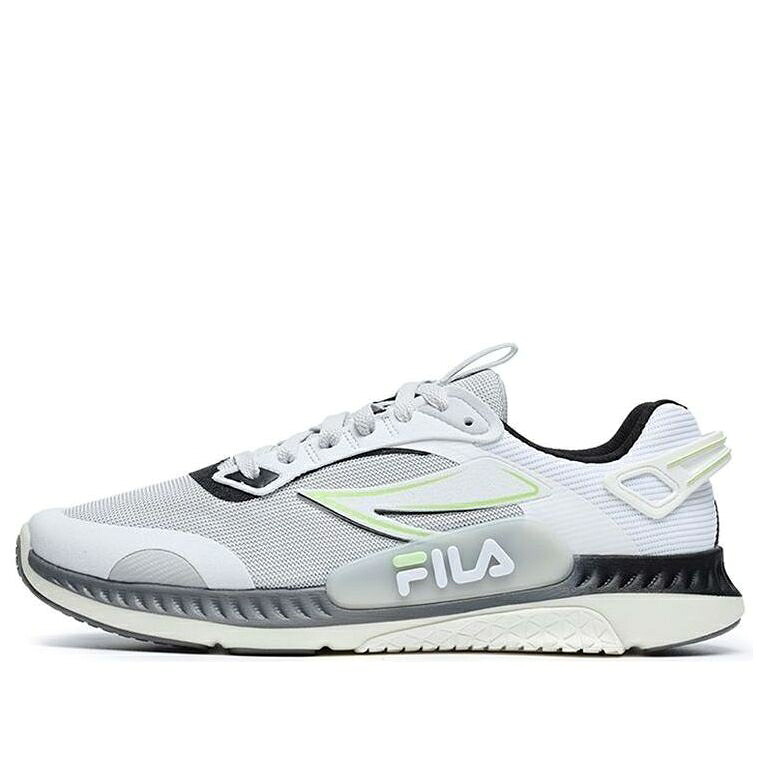 フィラ スニーカー 運動靴 灰色 グレー 白色 ホワイト 緑 グリーン 'GREY WHITE' スニーカー メンズ FILA DISK SHOES A12M222125FLR / GREY WHITE GREEN｜スニケス