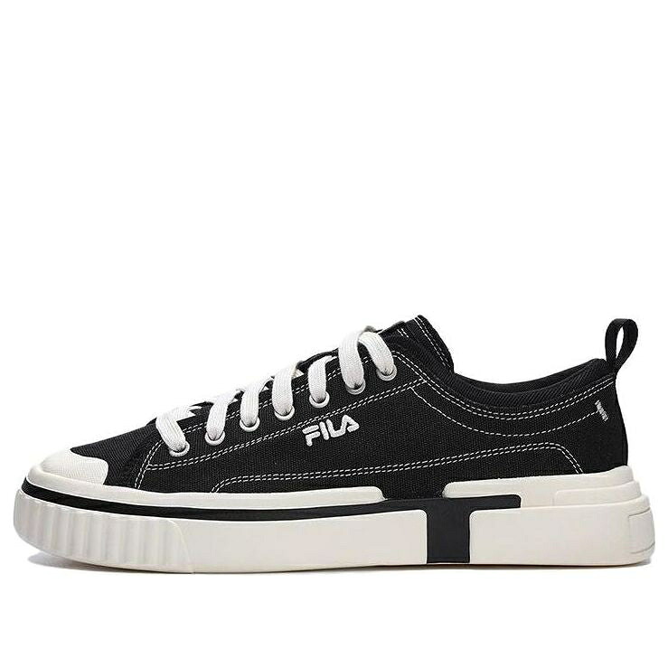 フィラ 滑る スニーカー 運動すること靴 黒いこと 黒いこと 白いこと 白いこと \u0027BLACK WHITE\u0027 スニーカー レディース FILA (WMNS) CANVAS LOW SKATE SHOES F12M322305FBK / BLACK WHITE