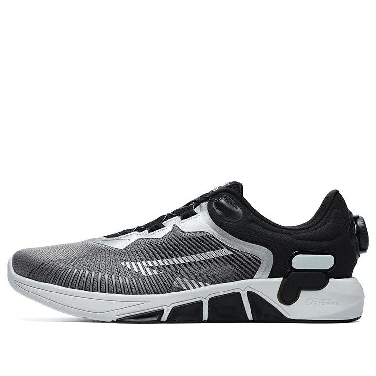 フィラ アスレチックス スニーカー 運動靴 黒色 ブラック 灰色 グレー 銀色 シルバー GREY SILVER スニーカー メンズ FILA XFT BOA ATHLETICS SHOES BLACK A12M231403FSR / GREY BLACK SILVER