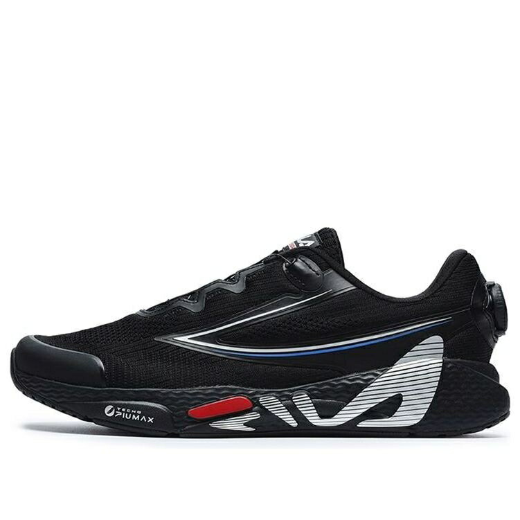 フィラ アスレチックス スニーカー 運動靴 黒色 ブラック 白色 ホワイト 赤 レッド BLACK WHITE スニーカー メンズ FILA MIND 6 ATHLETICS SHOES A12M231308FBK / BLACK WHITE RED